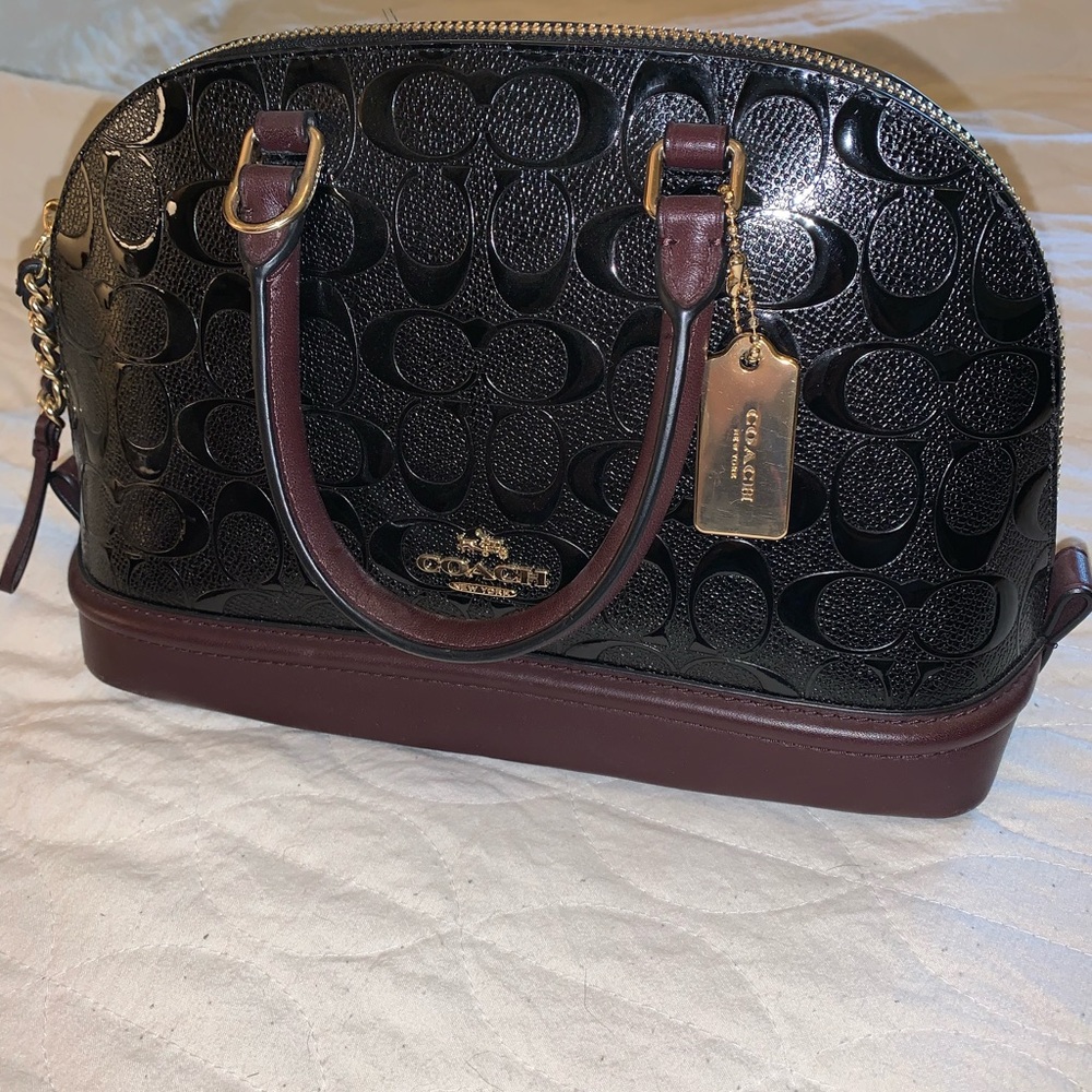 Coach leather purse